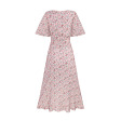 Сукня на запах з віскози з довгим поясом та рукавами-дзвіночками Red Laverton