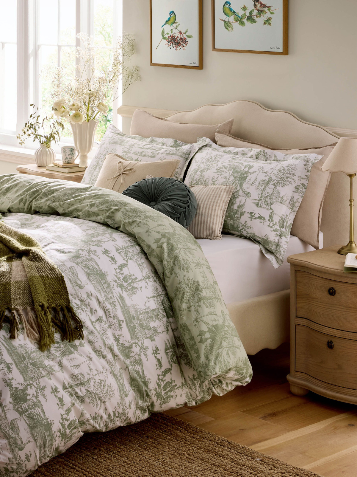 Набір постілі BRAYSMITH TOILE KG 230*220, 50*75 set of-2 (Olive Green)
