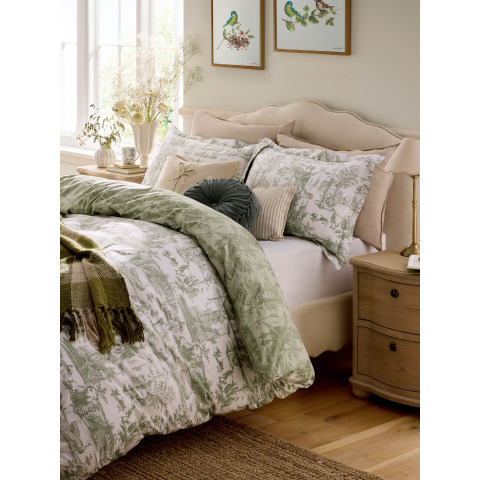 Набір постілі BRAYSMITH TOILE KG 230*220, 50*75 set of-2 (Olive Green)
