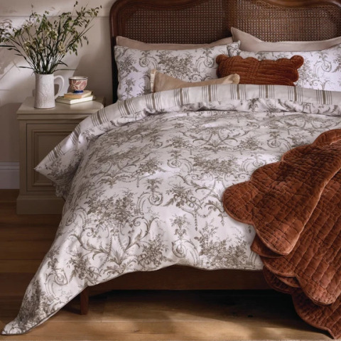 Набір постілі TUILERIES KG 230*220, 50*75 set of-2 (Dark Truffle)