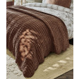 Покривало BRADY SCALLOPED 180*235 (Caramel)