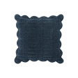 Декоративна подушка BRADY SCALLOPED 43*43 (Navy Blue)