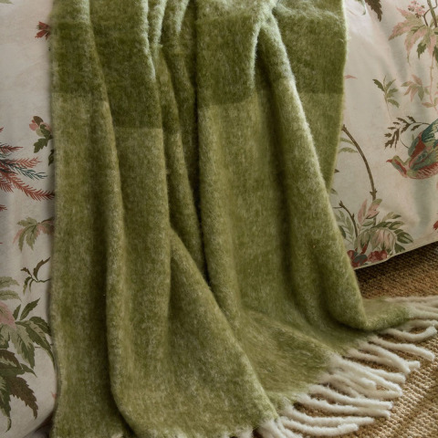 Плед BRONWEN 130*170 (Olive green)