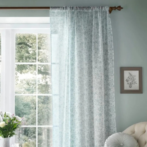 Напівпрозорі штори SHEPHERDS VOILE pair 137*229 (Duck Egg)