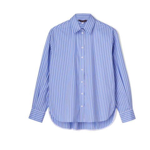 Сорочка Laura Ashley у біло-блакитну смужку 