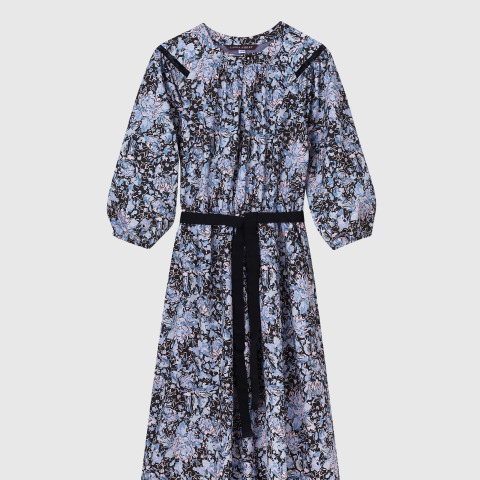 Ошатна сукня максі з принтом Laura Ashley Greenfield Peony