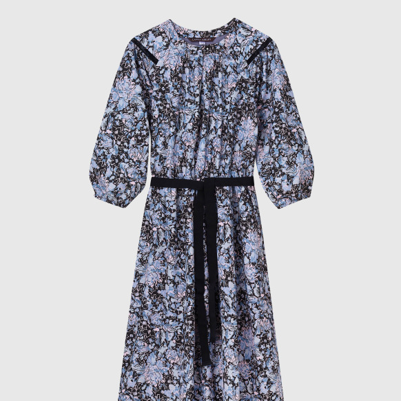 Ошатна сукня максі з принтом Laura Ashley Greenfield Peony