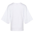 Біла футболка оверсайз з кольоровим принтом "Сойка та конюшина" TS 005/1 KA 