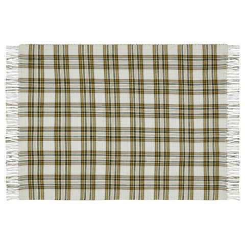 Плед в оливкову клітинку тартан PADBURY CHECK (Oliva)