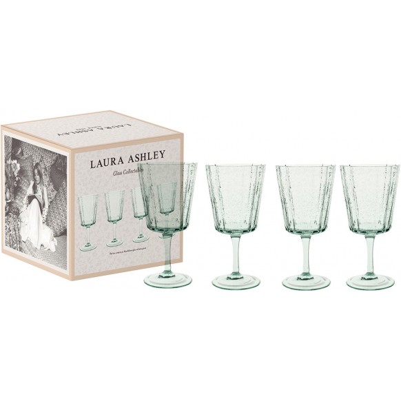 Зелені бокали для вина GLASS COLLECTABLES Giftset 4 Red Wine 360ml (Green)