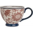 Набір 2-х великих чашок з терракотовим квітковим принтом Hedingham Giftset 2 Mugs Blue Terra 430 мл