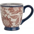 Набір 2-х чашок з терракотовим квітковим принтом Hedingham Giftset 2 Minimugs Blue Terra 200 мл