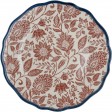 Набір 2-х тарілок з терракотовим квітковим принтом Hedingham Giftset 2 Plates 27 cm Blue Terra