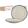 Набір 2-х тарілок з синім обідком Giftset 2 Plates 27 cm Solid Blue