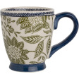 Набір 2-х чашок з зеленим квітковим принтом Hedingham Giftset 2 Minimugs Blue Sage 200 мл