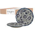 Набір 2-х тарілок з синім квітковим принтом HEDINGHAM Giftset 2 Plates Ø21 (Blue)