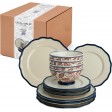 Сервіз з 12 предметів з теракотовим відтінком Hedingham Giftset 12 piece Blue Terra
